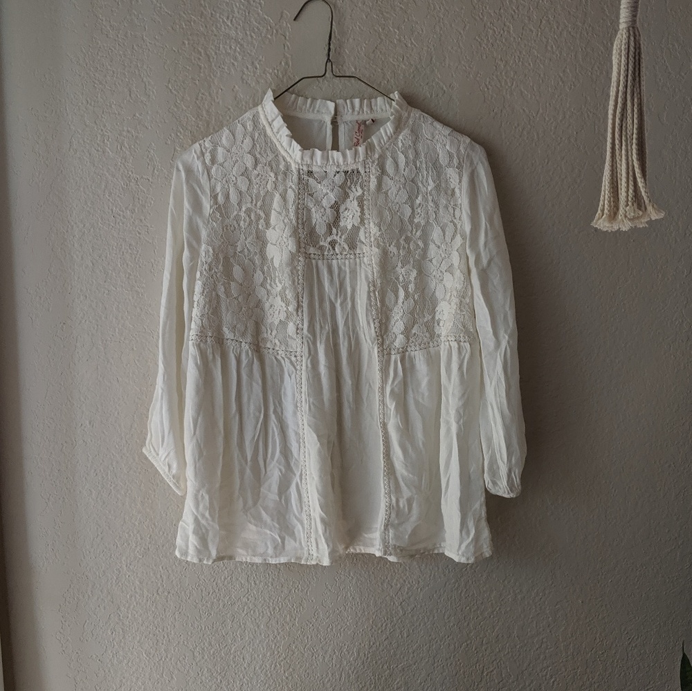 Boho lace blouse